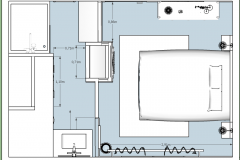 chambre parentale - Plan 2D